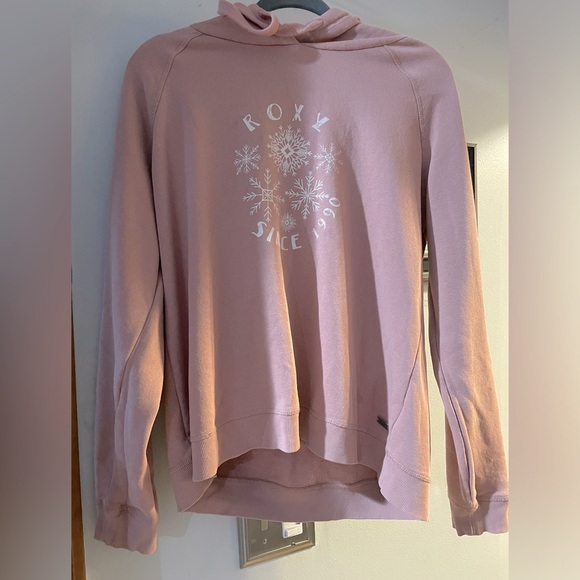 Roxy Pink Hoodie – Size XL (Fits Smaller), Good Condition - Picture 1 of 3
